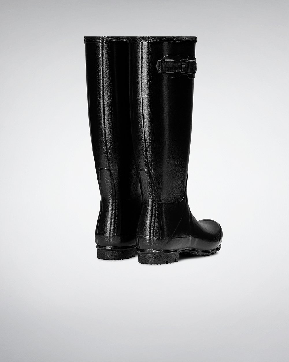 Hunter Mujer Norris Field Gloss - Botas de Lluvia Negras - 031-IFABKT